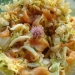 Salade de chou chinois, pamplemousse et saumon fumé