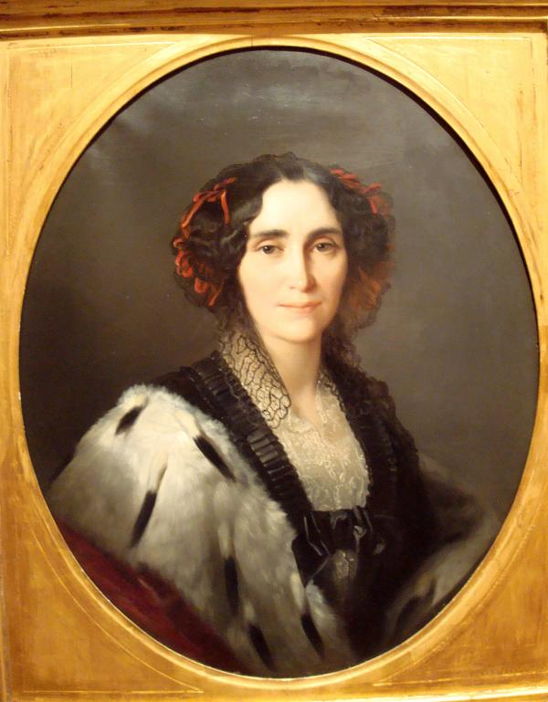 Musée Goya : Federico de Madrazo y Kuntz - Portrait de madame Scott (1843)